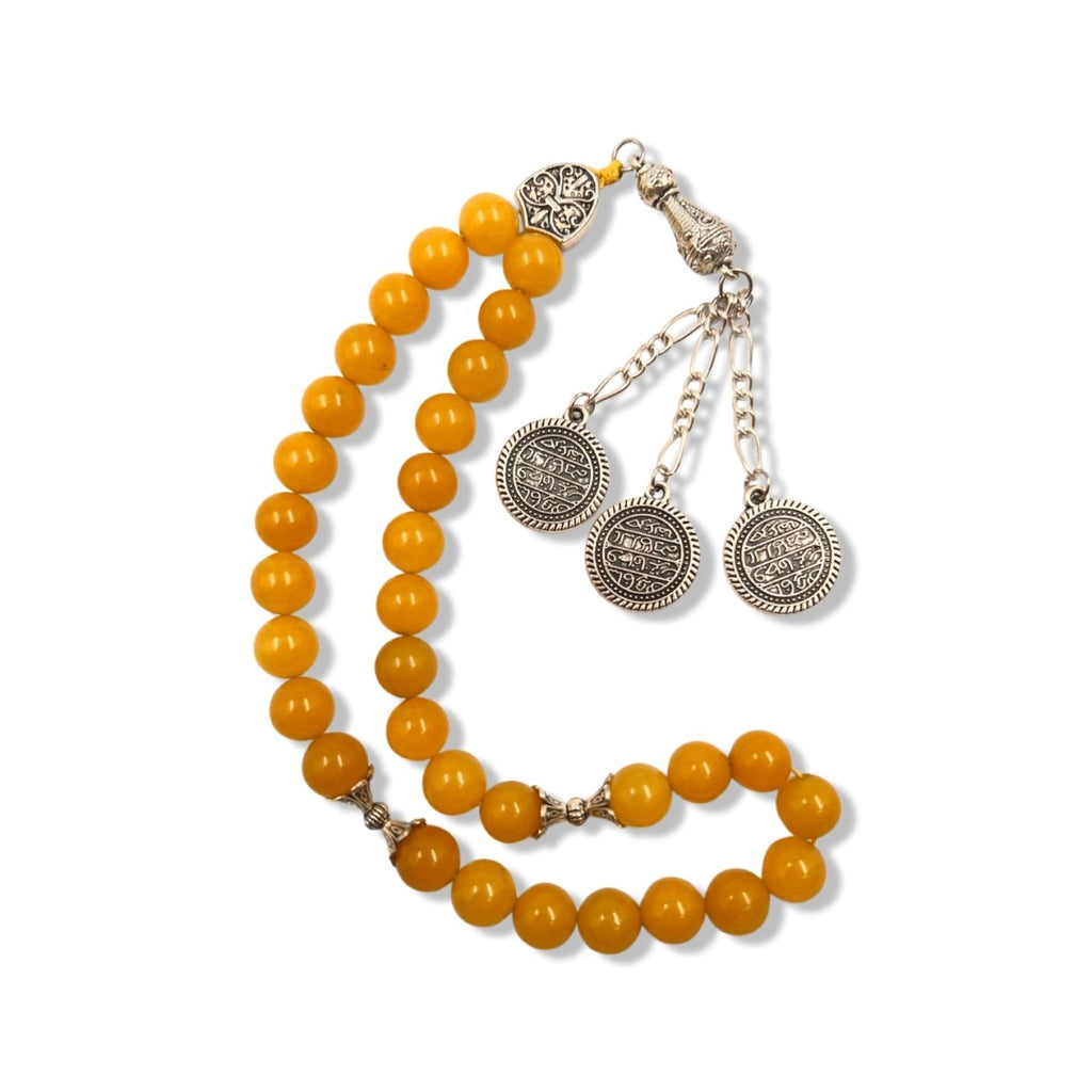 Yellow Stones Worry Beads Prayer Beads