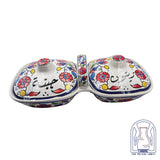Zaitoun Cheese handmade ceramic serving set