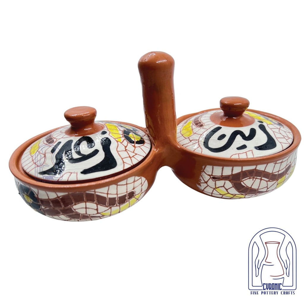 Zeit and Zataar Bowls Mosaics Handcrafted